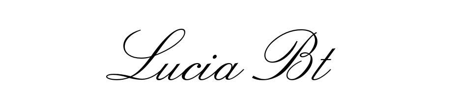 Lucia BT Font Download Free
